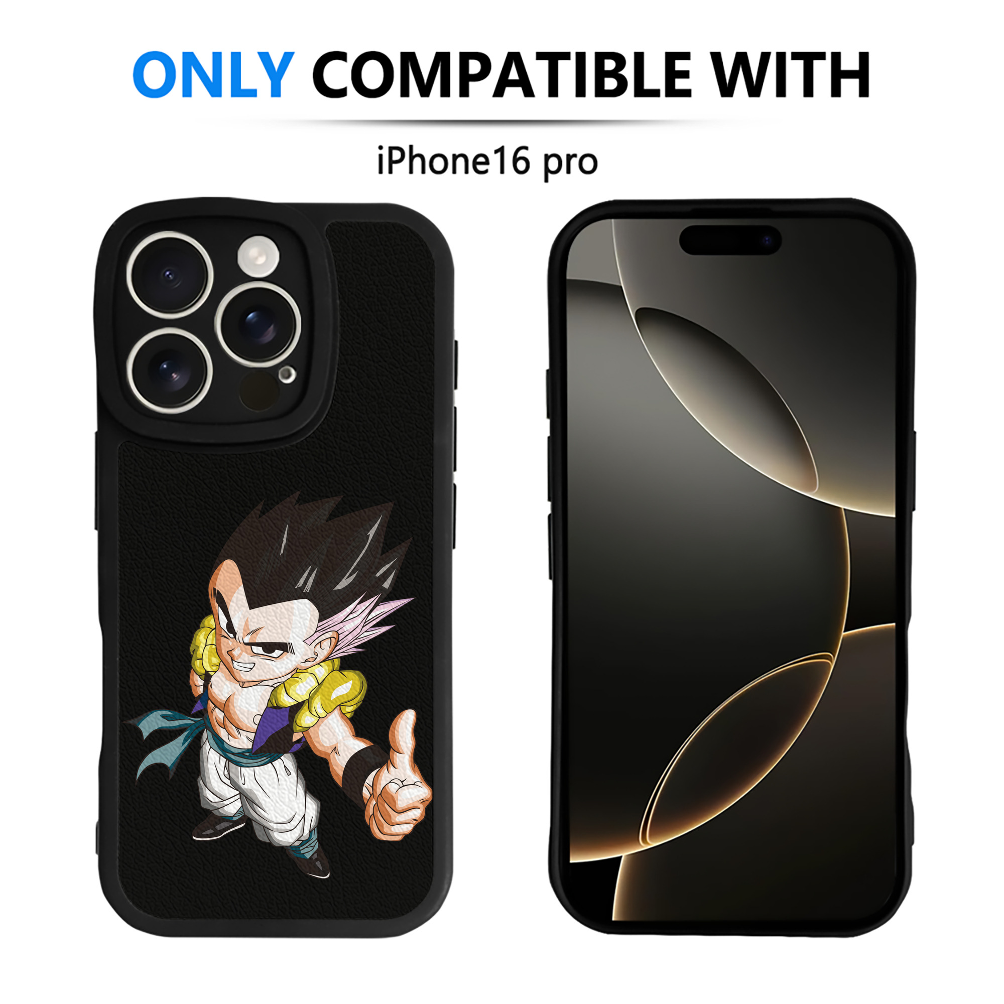 （画像用） ドラゴンボール ベジータ四世（Bejīta Yonsei）DRAGON BALL Vegeta IV 【iPhone 16シリーズ対応】シリコンスマホケース（レザー調） 材質：シリコン